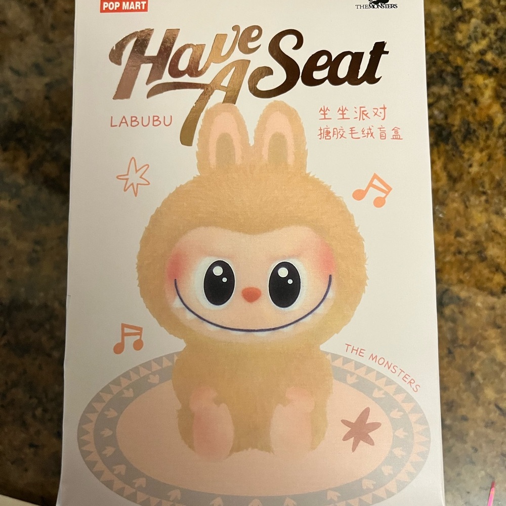 Brand New Pop Mart Labubu 'Have A Seat' Plush Toy